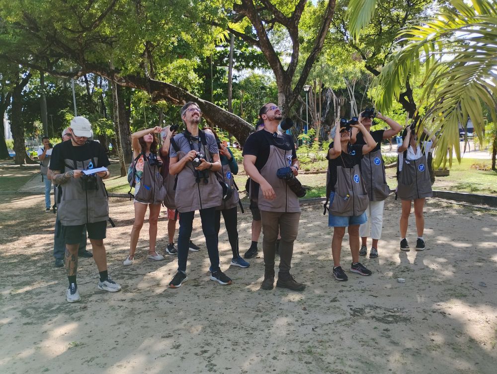 Observadores e passaros no Recife Foto Alonso Laporte 2